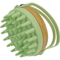 Fantasia Massagebürste Bambus-Holz und Silikon minze