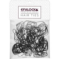Efalock Rasta-Haargummi dünn/klein 100 Stk. schwarz