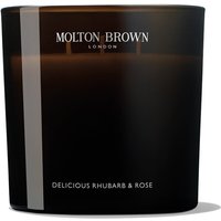 Molton Brown Delicious Rhubarb & Rose Luxury 3 Wick Candle 600 g