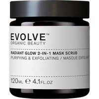 Evolve Organic Beauty Radiant Glow 2-In-1 Mask Scrub 120 ml