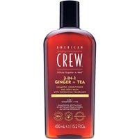 American Crew 3 in 1 Ginger & Tea Shampoo, Conditioner & Body Wash 450 ml