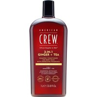 American Crew 3 in 1 Ginger & Tea Shampoo, Conditioner & Body Wash 1000 ml
