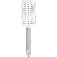 Olivia Garden Expert Care Vent Nylon Bristles White & Grey M 1 Stk.