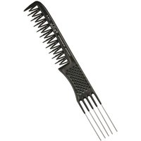 Hercules Sägemann Wolf 37 Antibacterial A 611 Schwarz Toupiergabelkamm 8 Zoll