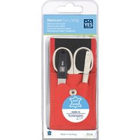 YES Solingen Manicure Etui 3-teilig rot 1 Stk.