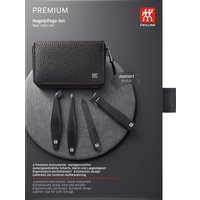 ZWILLING Beauty Nagelpflege Set Leder schwarz 4-teilig 1 Stk.
