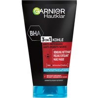 Garnier Hautklar 3-in-1 Anti-Mitesser Reinigung, Peeling und Maske Gesichtspeeling 150ml