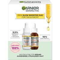 Garnier SkinActive Vitamin C Glow Booster Serum Duo für Tag & Nacht Gesichtsserum 1Stk