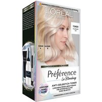 L'Oréal Paris Préférence Le Blonding Toner 01 Platinum Ice Coloration 1Stk