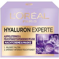 L'Oréal Paris Hyaluron Experte Aufpolsternde & Feuchtigkeitsspendende Nachtcreme & Maske Nachtcreme 50ml