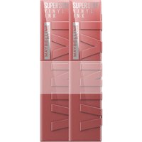 Maybelline New York Super Stay Vinyl Ink 35 Cheeky Doppelpack Lippenstift 8,4ml