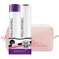 Aktion - Paul Mitchell Save On Duo Extra-Body + Cosmetic Bag (Shampoo 300ml/Conditioner 300ml)