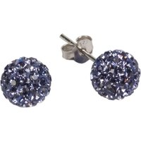 Impala Ohrstecker Kugel 8 mm violet