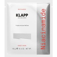 KLAPP Niacinamide Triple Action Refine Sheet Mask 1 Stk.