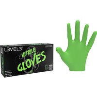 L3VEL3 Nitrilhandschuhe Medium Limettengrün