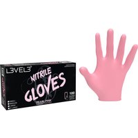 L3VEL3 Nitrilhandschuhe XL Perlrosa