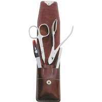 Erbe Collection Maniküre Pocket Druckknopf-Etui Glattleder