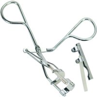 Fantasia Wimpernformer, Metall, Silber, mit Ersatzgummi, Länge: 11 cm
