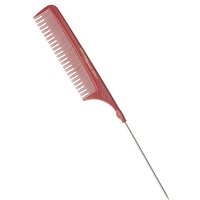 Hercules Sägemann Carbon Toupier-Nadelstielkamm C21 rot 8¾"