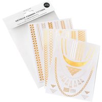 Wonderstripes Metallic Fashion-Tattoos - Classic-Set 3 Bögen