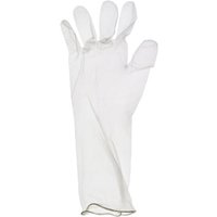 Schwarzkopf Frostweiße Vinyl Handschuhe lang - M (100 Stk.)
