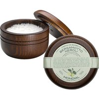 Mondial Luxury Shaving Cream Wooden Bowl 140 ml Bergamotto Neroli