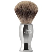 Mondial Exclusive Rasierpinsel Fine Badger Metal
