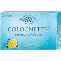 4711 Echt Kölnisch Wasser Colognette Erfrischungstücher Citrus 20 Stk.