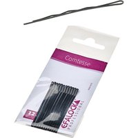 Efalock Comtesse Haarklemmen 7 cm 12 Stk. schwarz
