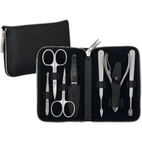 Erbe Collection Carbon Maniküre Reißverschluss-Etui