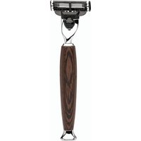 Erbe Shaving Shop Premium Design MILANO Gillette Mach3 Rasierer Wengeholz