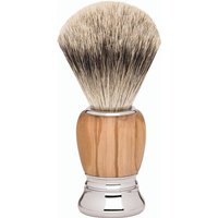 Erbe Shaving Shop Premium Design MILANO Rasierpinsel Silberspitz Olivenholz