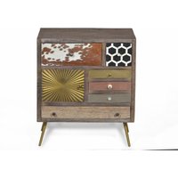 SIT Möbel PEETAL Kommode Metall/Mango mit Messing braun mit mehrfarbiger Front – Rabatt 32.4414715719 % ! SIT Möbel PEETAL Kommode Metall/Mango mit Messing braun mit mehrfarbiger Front – Rabatt 32.4414715719 % !