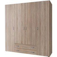 Pol Power Base Kleiderschrank Holzwerkstoff Dekorfolie 4 Türen 160x177x52 cm – Rabatt 20.3333333333 % ! Pol Power Base Kleiderschrank Holzwerkstoff Dekorfolie 4 Türen 160x177x52 cm – Rabatt 20.3333333333 % !
