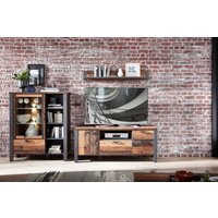 Innostyle Cardiff Wohnwand Holzwerkstoff Used Style Optik Dark inkl. LED-Beleuchtung – Rabatt 31.4535005225 % ! Innostyle Cardiff Wohnwand Holzwerkstoff Used Style Optik Dark inkl. LED-Beleuchtung – Rabatt 31.4535005225 % !