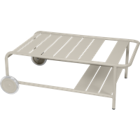 Fermob LUXEMBOURG Niedriger Tisch mit Rollen 105×72 cm Aluminium – Rabatt 15 % ! Fermob LUXEMBOURG Niedriger Tisch mit Rollen 105×72 cm Aluminium – Rabatt 15 % !