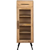 Carla&Marge Riffelution Badschrank II Mangoholz/Eisen Honig/Schwarz – Rabatt 40.4413265306 % ! Carla&Marge Riffelution Badschrank II Mangoholz/Eisen Honig/Schwarz – Rabatt 40.4413265306 % !