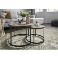 Faktorei Happy I Couchtisch 2er Set Vintage Grau/Metall Schwarz – Rabatt 20.3666666667 % ! Faktorei Happy I Couchtisch 2er Set Vintage Grau/Metall Schwarz – Rabatt 20.3666666667 % !