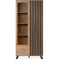 Finori Medan 52A Vitrine Holzwerkstoff Artisan Oak/Anthrazit – Rabatt 34.1015625 % ! Finori Medan 52A Vitrine Holzwerkstoff Artisan Oak/Anthrazit – Rabatt 34.1015625 % !