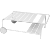 Fermob LUXEMBOURG Niedriger Tisch mit Rollen 105×72 cm Aluminium – Rabatt 15 % ! Fermob LUXEMBOURG Niedriger Tisch mit Rollen 105×72 cm Aluminium – Rabatt 15 % !
