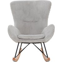 SalesFever Schaukelstuhl Grau mit Texturstoff Metallgestell pulverbeschichtet – Rabatt 20.9471766849 % ! SalesFever Schaukelstuhl Grau mit Texturstoff Metallgestell pulverbeschichtet – Rabatt 20.9471766849 % !