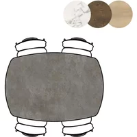 XOOON Masura Esszimmertisch Oval HPL/Metall – Rabatt 15.5136268344 % ! XOOON Masura Esszimmertisch Oval HPL/Metall – Rabatt 15.5136268344 % !