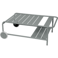 Fermob LUXEMBOURG Niedriger Tisch mit Rollen 105×72 cm Aluminium – Rabatt 15 % ! Fermob LUXEMBOURG Niedriger Tisch mit Rollen 105×72 cm Aluminium – Rabatt 15 % !