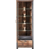 Innostyle Cardiff Vitrine Used Style Optik Dark Holzwerkstoff/Glas inkl. LED Beleuchtung – Rabatt 31.951417004 % ! Innostyle Cardiff Vitrine Used Style Optik Dark Holzwerkstoff/Glas inkl. LED Beleuchtung – Rabatt 31.951417004 % !