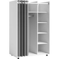 Pol Power Jenke Kleiderschrank Holzwerkstoff/Stoffvorhang Weiß Dekorfolie – Rabatt 25.737704918 % ! Pol Power Jenke Kleiderschrank Holzwerkstoff/Stoffvorhang Weiß Dekorfolie – Rabatt 25.737704918 % !