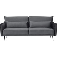 SalesFever 3-Sitzer Sofa Samt Grau mit Schlaffunktion 207x86x88 cm – Rabatt 10.6578947368 % ! SalesFever 3-Sitzer Sofa Samt Grau mit Schlaffunktion 207x86x88 cm – Rabatt 10.6578947368 % !