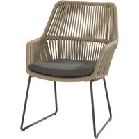 4Seasons Ramblas 1x Dining Sessel Taupe inkl. Kissen – Rabatt 15 % ! 4Seasons Ramblas 1x Dining Sessel Taupe inkl. Kissen – Rabatt 15 % !