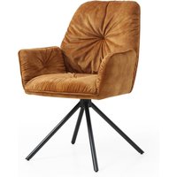 SalesFever Armlehnstuhl mit 360° Drehfunktion Samtvelours Metallbeine schwarz – Rabatt 20.9471766849 % ! SalesFever Armlehnstuhl mit 360° Drehfunktion Samtvelours Metallbeine schwarz – Rabatt 20.9471766849 % !