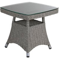 Brafab Ashfield Beistelltisch Rattangeflecht mit Glasplatte – Rabatt 28.4117647059 % ! Brafab Ashfield Beistelltisch Rattangeflecht mit Glasplatte – Rabatt 28.4117647059 % !