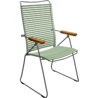 HOUE CLICK Dining Sessel mit verstellbarer Rückenlehne/Bambusarmlehne Stahlgestell – Rabatt 15.037593985 % ! HOUE CLICK Dining Sessel mit verstellbarer Rückenlehne/Bambusarmlehne Stahlgestell – Rabatt 15.037593985 % !